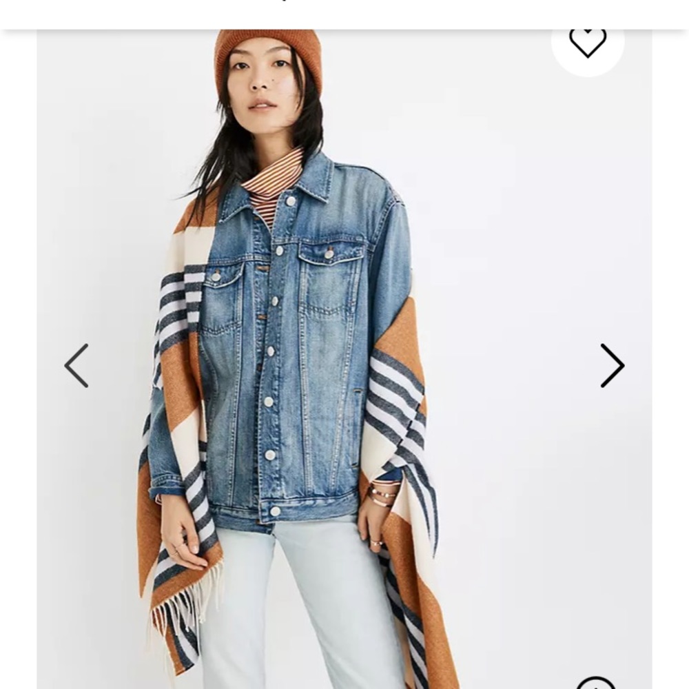 Madewell Interstripe Cape Scarf